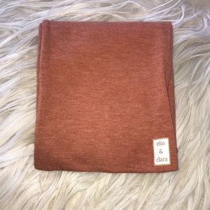 Soft orange color scarf